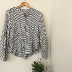 NWT Madewell button down bell-sleeve top Size S